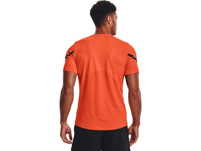 UNDER ARMOUR Herren Kurzarm Rush 2.0 Emboss SS Orange