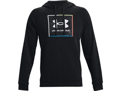 UNDER ARMOUR Herren Langarm Rival Flc Graphic Hoodie Schwarz