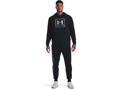 UNDER ARMOUR Herren Langarm Rival Flc Graphic Hoodie Schwarz