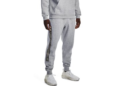 UNDER ARMOUR Herren Hose RIVAL FLC GRAPHIC JOGGER Grau