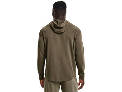 UNDER ARMOUR Herren Langarm Rival Terry Logo Hoodie Grün