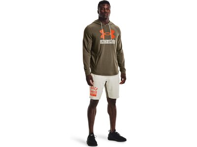 UNDER ARMOUR Herren Langarm Rival Terry Logo Hoodie Grün