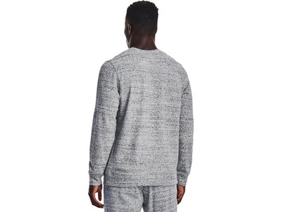 UNDER ARMOUR Herren Langarm Rival Terry LC Crew Weiß