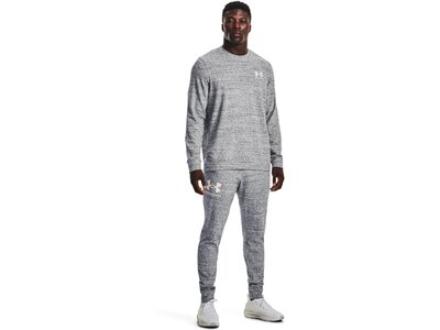 UNDER ARMOUR Herren Langarm Rival Terry LC Crew Weiß