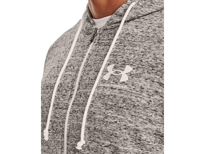 UNDER ARMOUR Herren Langarm RIVAL TERRY LC FZ Weiß