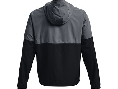 UNDER ARMOUR Herren Langarm WOVEN ASYM ZIP PULLOVER Grau