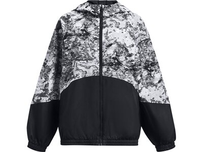UNDER ARMOUR Mädchen Langarm Woven FZ Jacket Silber
