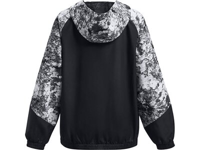 UNDER ARMOUR Mädchen Langarm Woven FZ Jacket Silber