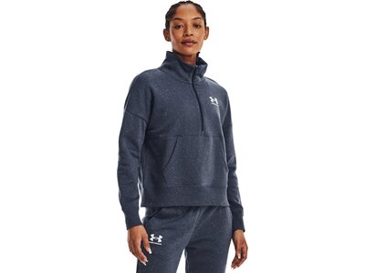 UNDER ARMOUR Damen Sweatshirt RIVAL FLEECE HZ Grau