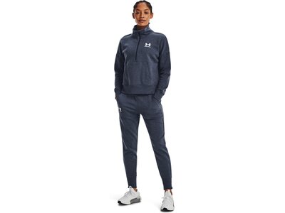 UNDER ARMOUR Damen Sweatshirt RIVAL FLEECE HZ Grau