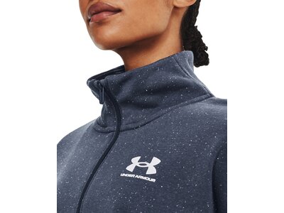 UNDER ARMOUR Damen Sweatshirt RIVAL FLEECE HZ Grau