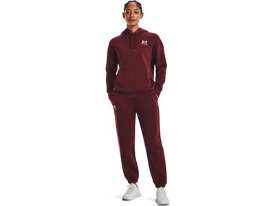 UNDER ARMOUR Damen Kapuzensweat ESSENTIAL FLEECE HOODIE Rot