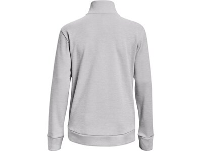 UNDER ARMOUR Damen Sweatshirt ARMOUR FLEECE QZ Grau