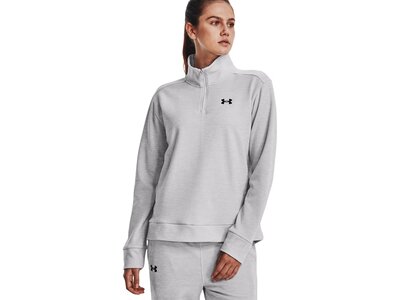 UNDER ARMOUR Damen Sweatshirt ARMOUR FLEECE QZ Grau