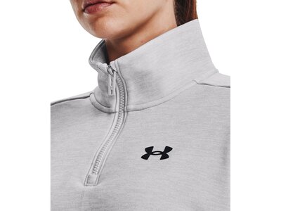 UNDER ARMOUR Damen Sweatshirt ARMOUR FLEECE QZ Grau