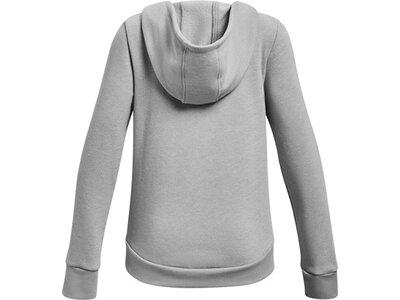 UNDER ARMOUR Kinder Kapuzensweat RIVAL FLEECE LU FZ HOODIE Silber