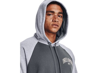 UNDER ARMOUR Herren Kapuzensweat UA RIVAL WM COLORBLOCK HD Grau