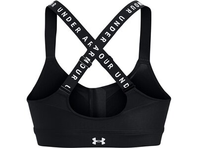 UNDER ARMOUR Damen BH UA INFINITY HIGH BRA ZIP Schwarz