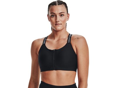 UNDER ARMOUR Damen BH UA INFINITY HIGH BRA ZIP Schwarz