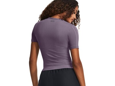 UNDER ARMOUR Damen Shirt UA RUSH SEAMLESS SS Lila