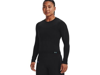 UNDER ARMOUR Damen Shirt UA RUSH SEAMLESS LS Schwarz