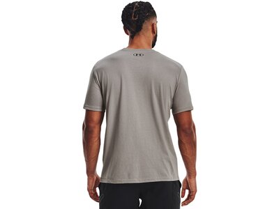 UNDER ARMOUR Herren Shirt UA TRAINING OVERLAY SS Grau