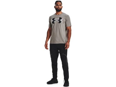 UNDER ARMOUR Herren Shirt UA TRAINING OVERLAY SS Grau