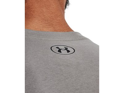 UNDER ARMOUR Herren Shirt UA TRAINING OVERLAY SS Grau