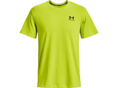 UNDER ARMOUR Herren Shirt UA LOGO EMB HEAVYWEIGHT SS Gelb