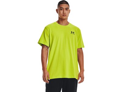 UNDER ARMOUR Herren Shirt UA LOGO EMB HEAVYWEIGHT SS Gelb