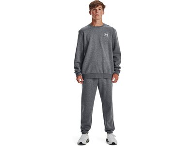 UNDER ARMOUR Herren Sweatshirt UA ESSENTIAL FLEECE CREW Grau