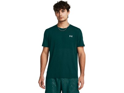 UNDER ARMOUR Seamless Stride Kurzarm-Oberteil für Herren Grün