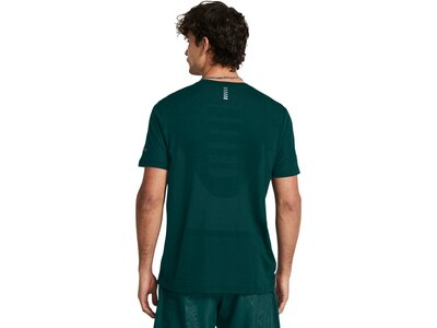 UNDER ARMOUR Seamless Stride Kurzarm-Oberteil für Herren Grün