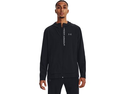 UNDER ARMOUR Herren Kapuzensweat OUTRUN THE STORM JACKET Schwarz