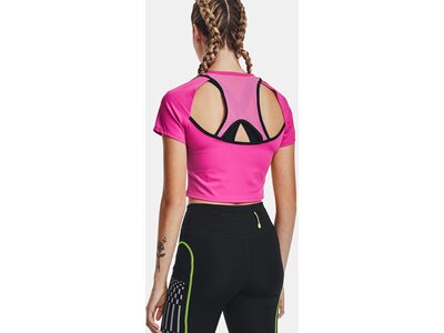 UNDER ARMOUR Damen T-Shirt UA RUN ANYWHERE CROP SS Pink