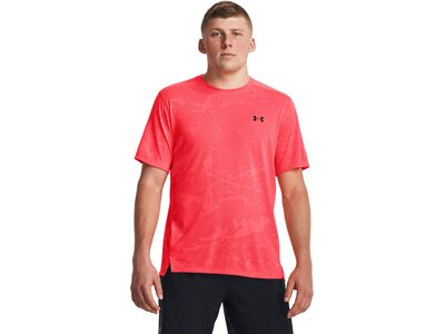 UNDER ARMOUR Herren Shirt UA TECH VENT JACQUARD SS Rot