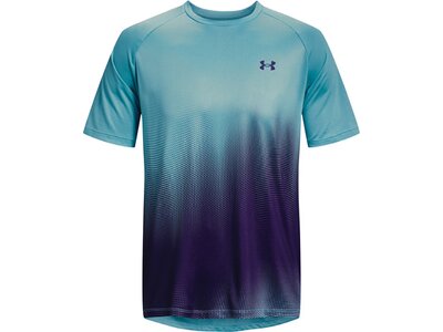 UNDER ARMOUR Herren Shirt UA TECH FADE SS Blau