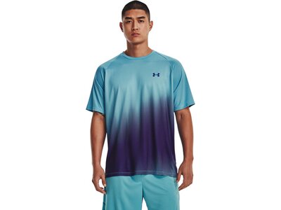 UNDER ARMOUR Herren Shirt UA TECH FADE SS Blau