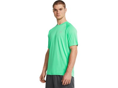 UNDER ARMOUR Herren Shirt UA TECH REFLECTIVE SS Grün