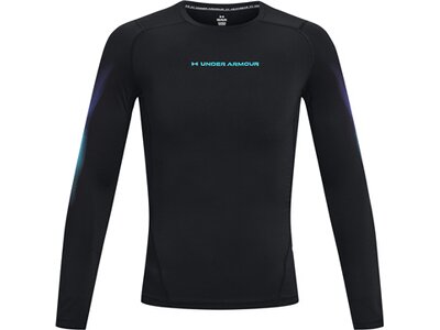 UNDER ARMOUR Herren Shirt UA HG Armour Novelty LS Schwarz