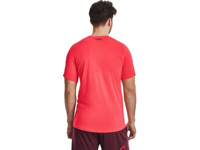 UNDER ARMOUR Herren Shirt UA HG ARMOUR NOV FITTED SS Rot