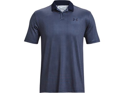 UNDER ARMOUR Herren Polo UA PERF 3.0 PRINTED POLO Blau