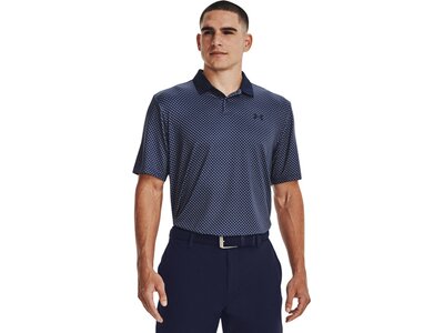 UNDER ARMOUR Herren Polo UA PERF 3.0 PRINTED POLO Blau