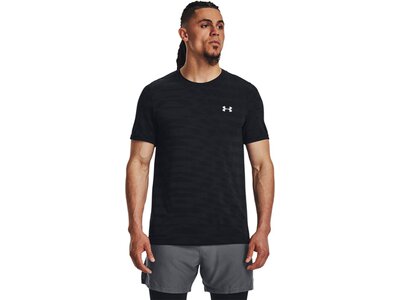 UNDER ARMOUR Herren Shirt UA SEAMLESS RIPPLE SS Schwarz