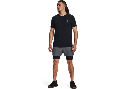 UNDER ARMOUR Herren Shirt UA SEAMLESS RIPPLE SS Schwarz