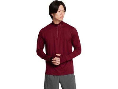 UNDER ARMOUR Herren Sweatshirt QUALIFIER RUN 1/4 ZIP Rot