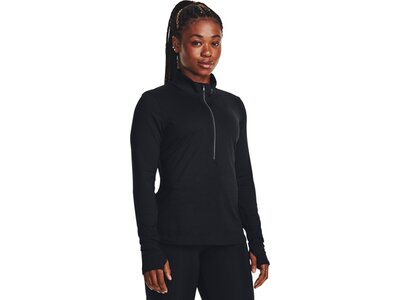 UNDER ARMOUR Damen Sweatshirt UA QUALIFIER RUN 1/2 ZIP Schwarz