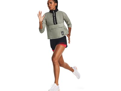 UNDER ARMOUR Damen Sweatshirt UA RUN EVERYWHERE LAYER Grau