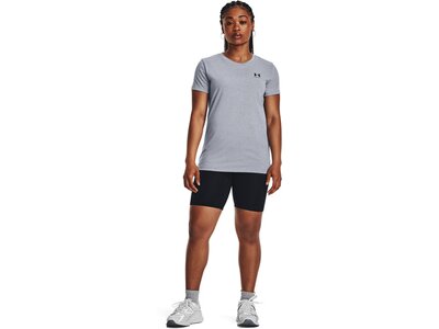 UNDER ARMOUR Damen Shirt UA W SPORTSTYLE LC SS Silber