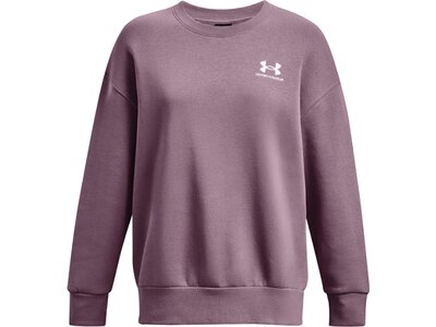 UNDER ARMOUR Damen Sweatshirt ESSENTIAL FLC OS CREW Grau